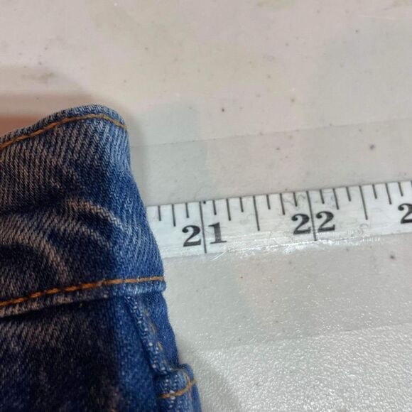 Levi's Women's Ribcage Straight Ankle Jeans Blue‎ Denim Medium Wash Size 18W - Picture 11 of 13